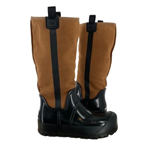 UGG Raincloud Tall Boots Women Size 8 Shearling Lining Waterproof Snow Shoes - Picture 2 of 13